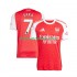 Camisola Arsenal Bukayo Saka 7 Homem Equipamento Primeiro 2025-2026 Manga Curta